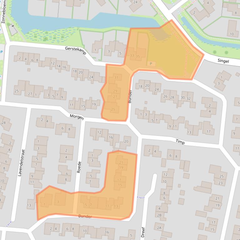 Kaart van postcodegebied 6942LA.