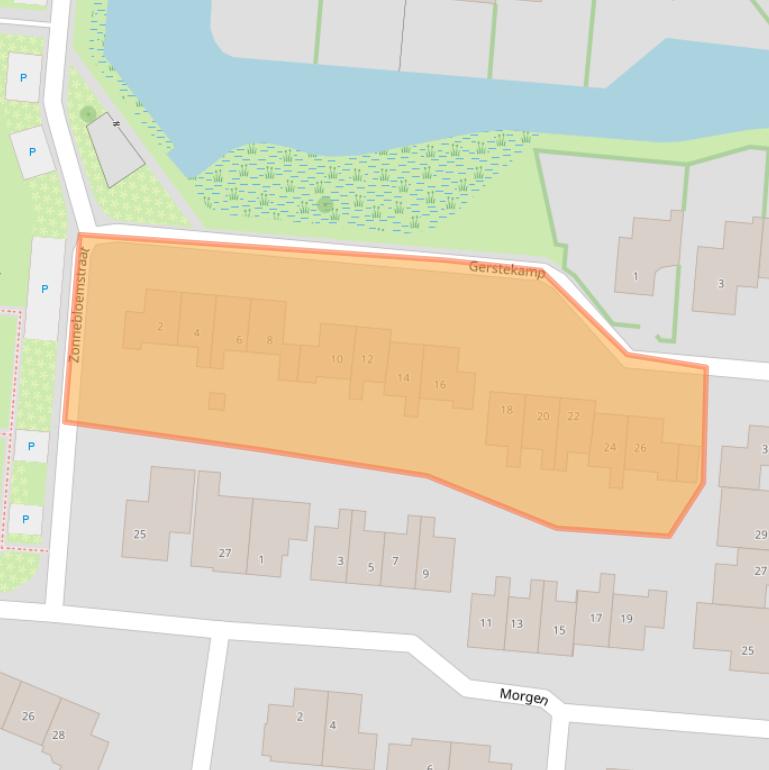 Kaart van postcodegebied 6942LG.