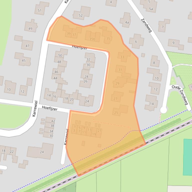 Kaart van postcodegebied 6942LW.