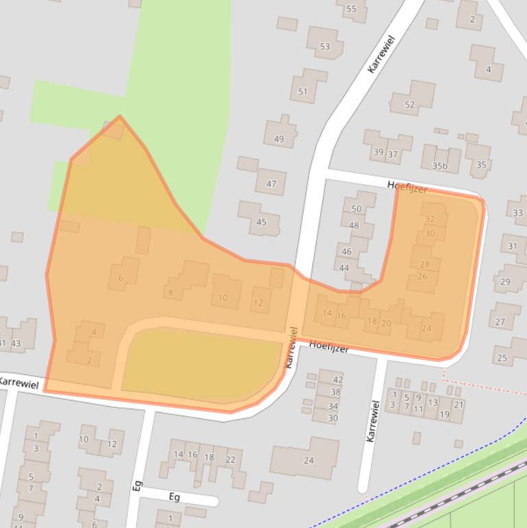 Kaart van postcodegebied 6942LX.