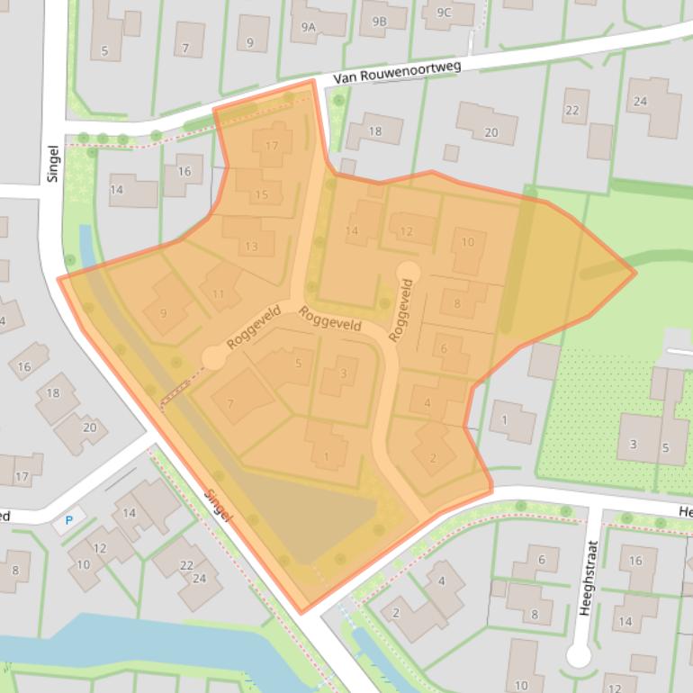 Kaart van postcodegebied 6942MB.