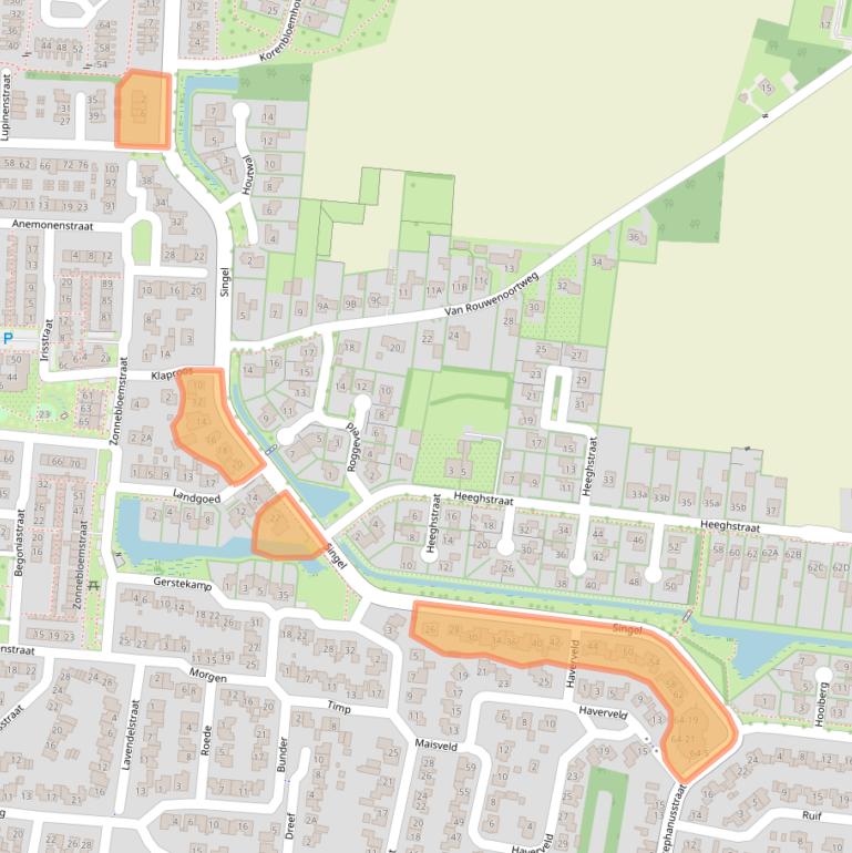 Kaart van postcodegebied 6942MC.