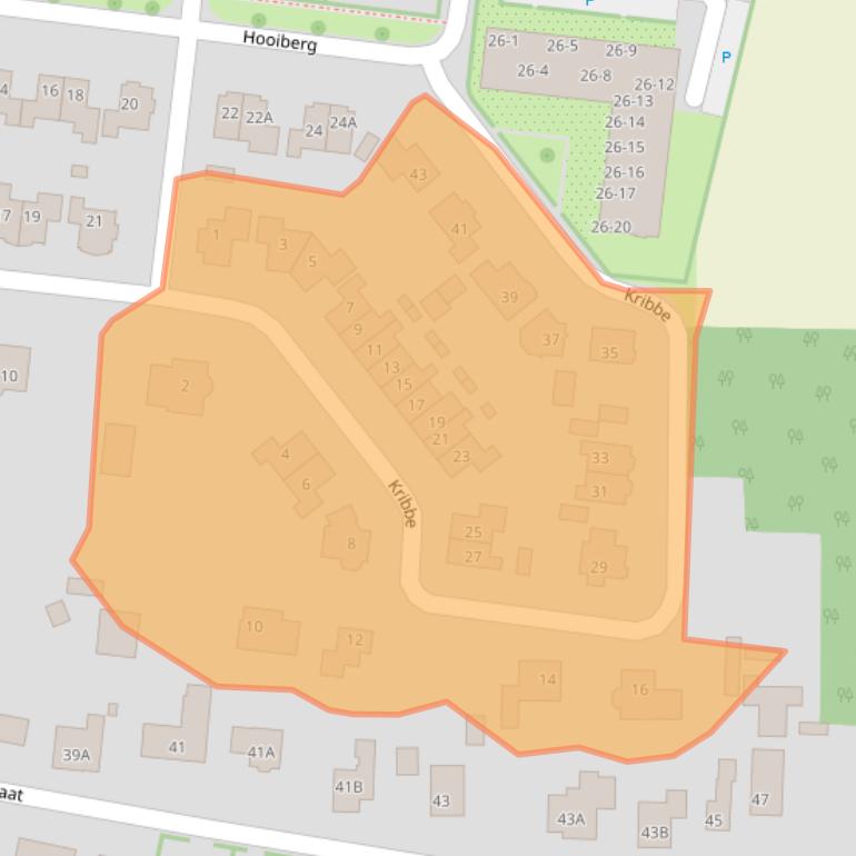 Kaart van postcodegebied 6942MR.