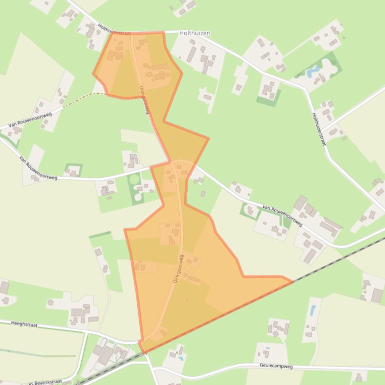 Kaart van postcodegebied 6942PD.