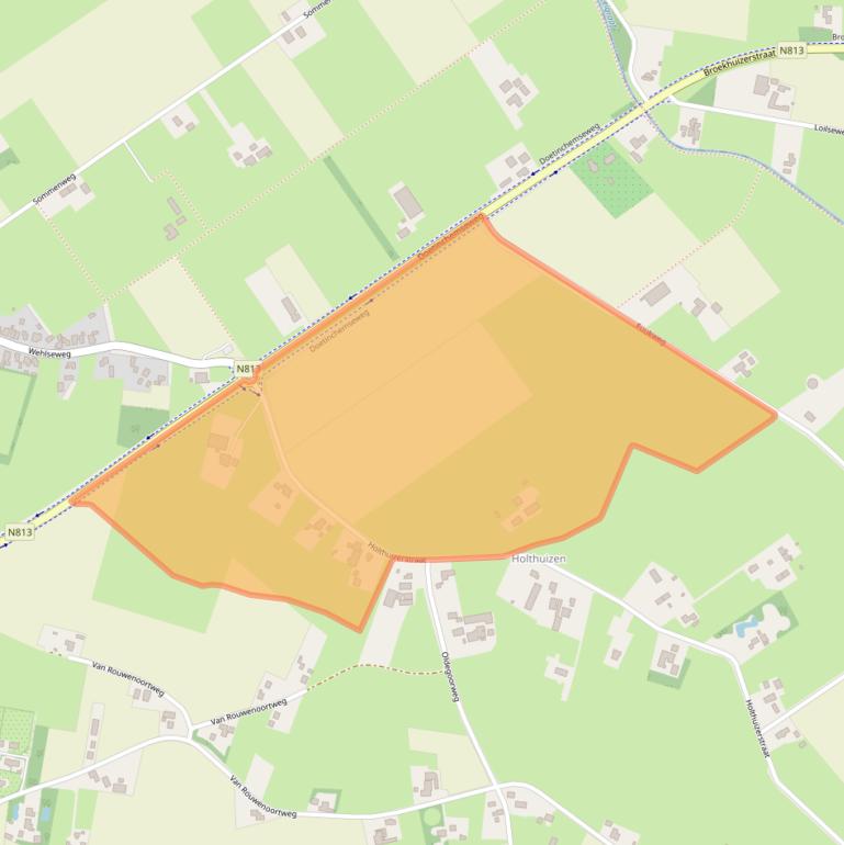 Kaart van postcodegebied 6942PL.