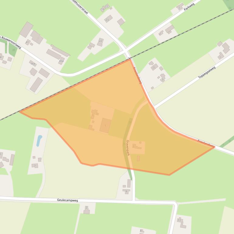 Kaart van postcodegebied 6942PR.