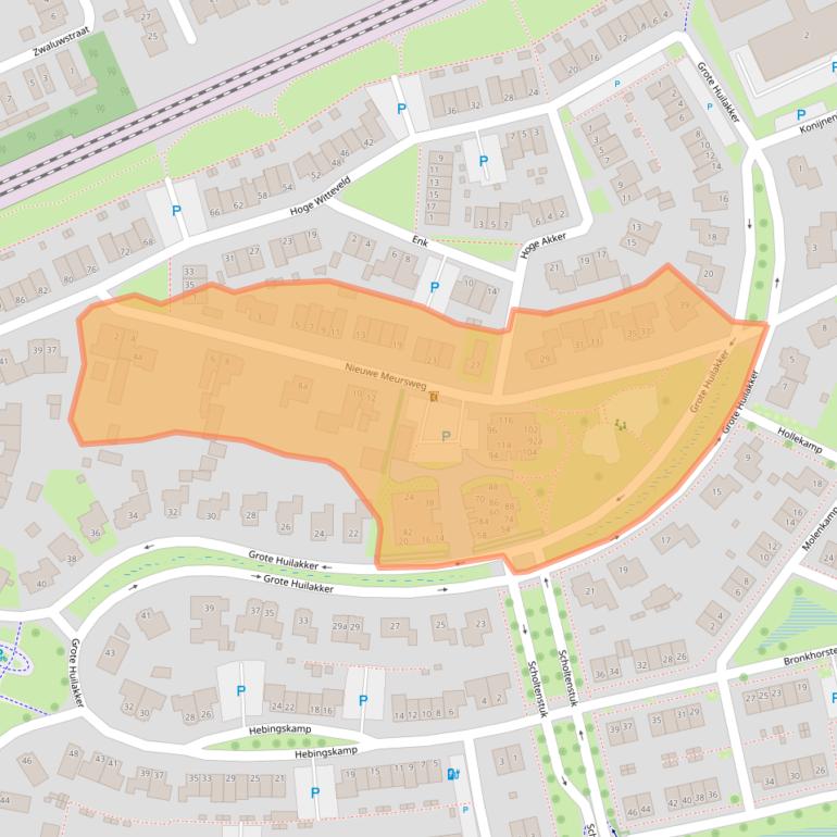 Kaart van postcodegebied 6942RA.