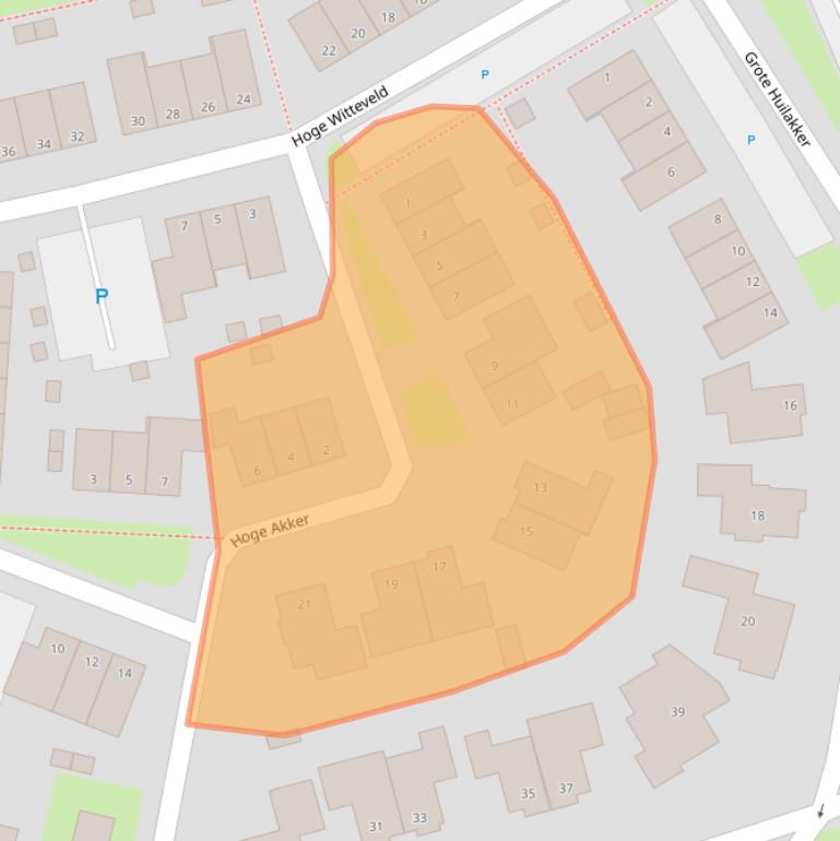 Kaart van postcodegebied 6942RE.