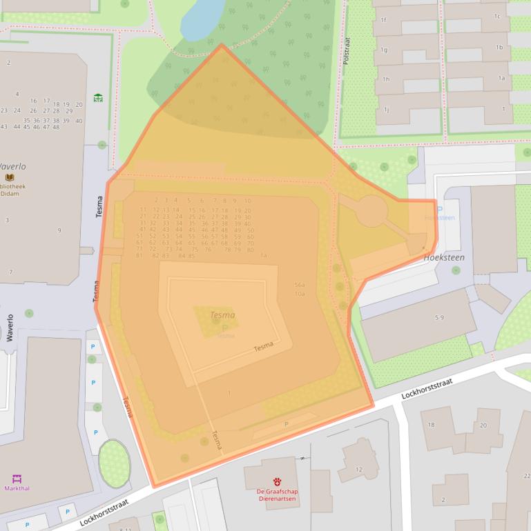 Kaart van postcodegebied 6942RH.