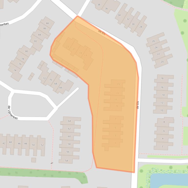 Kaart van postcodegebied 6942TE.