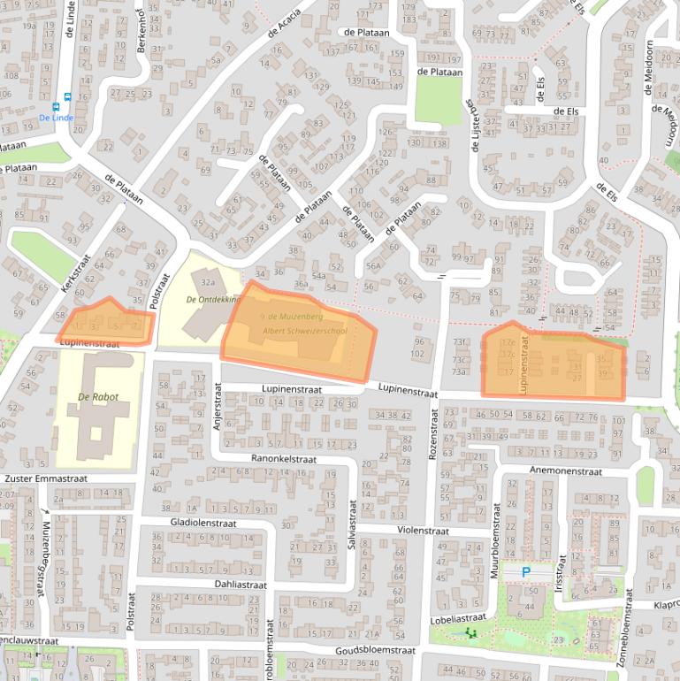 Kaart van postcodegebied 6942VA.