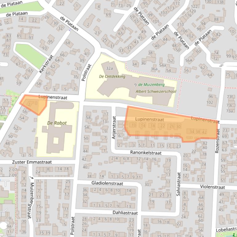 Kaart van postcodegebied 6942VB.
