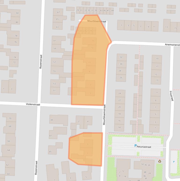 Kaart van postcodegebied 6942WN.