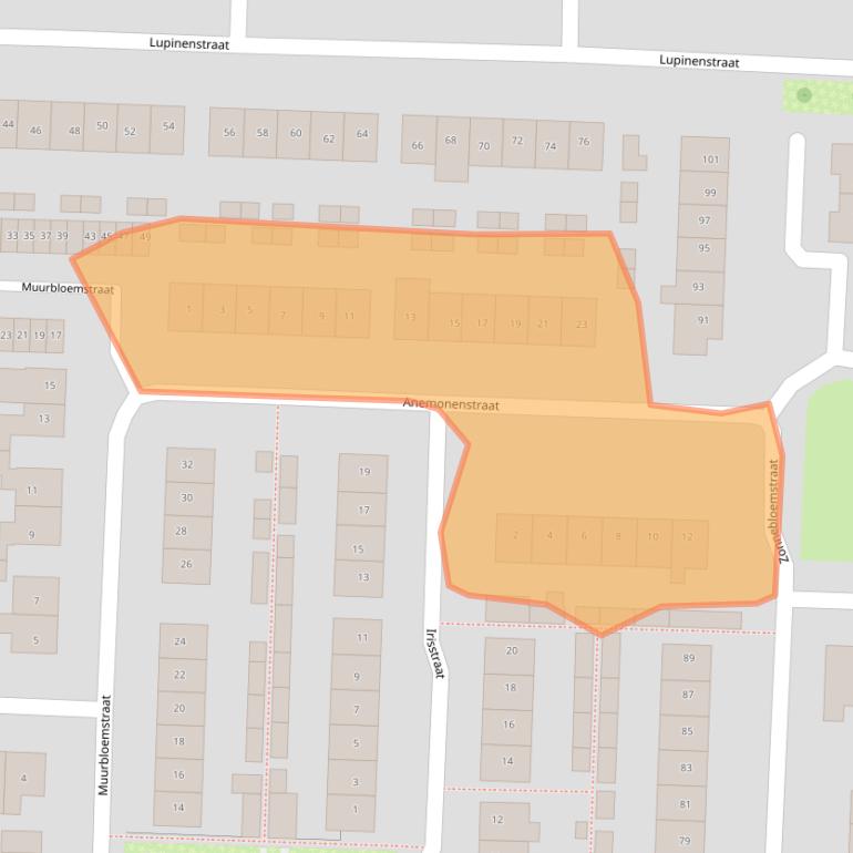 Kaart van postcodegebied 6942WT.