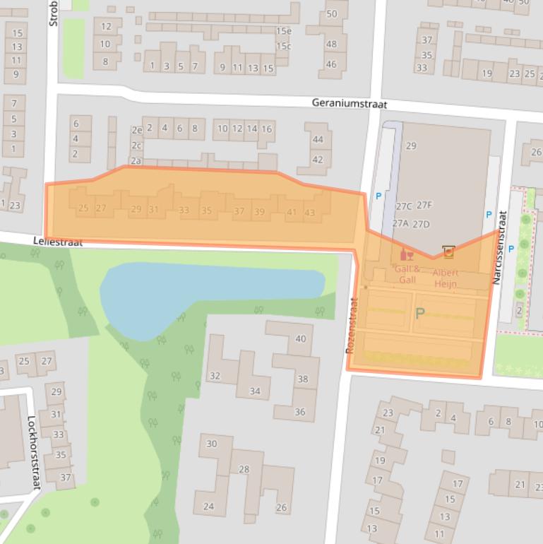 Kaart van postcodegebied 6942XL.