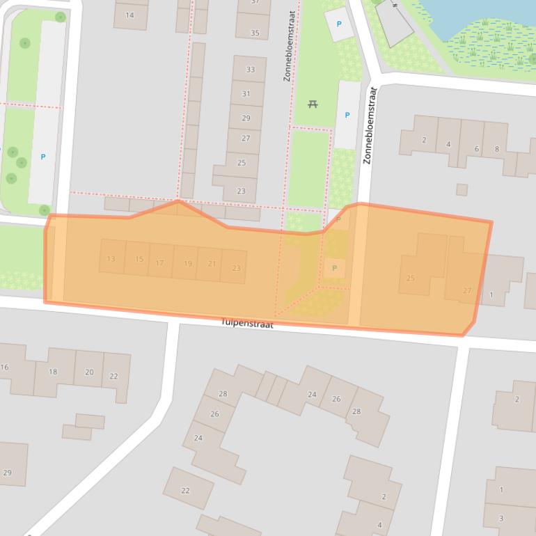 Kaart van postcodegebied 6942XM.