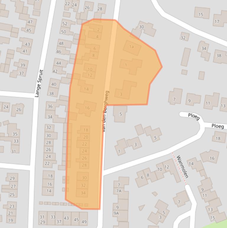 Kaart van postcodegebied 6942ZK.