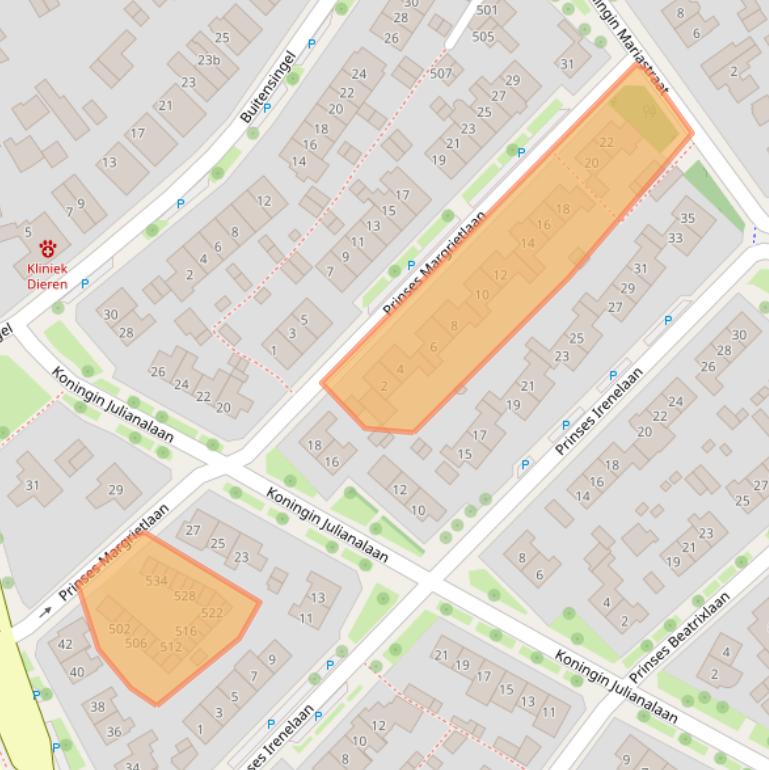 Kaart van postcodegebied 6951AK.