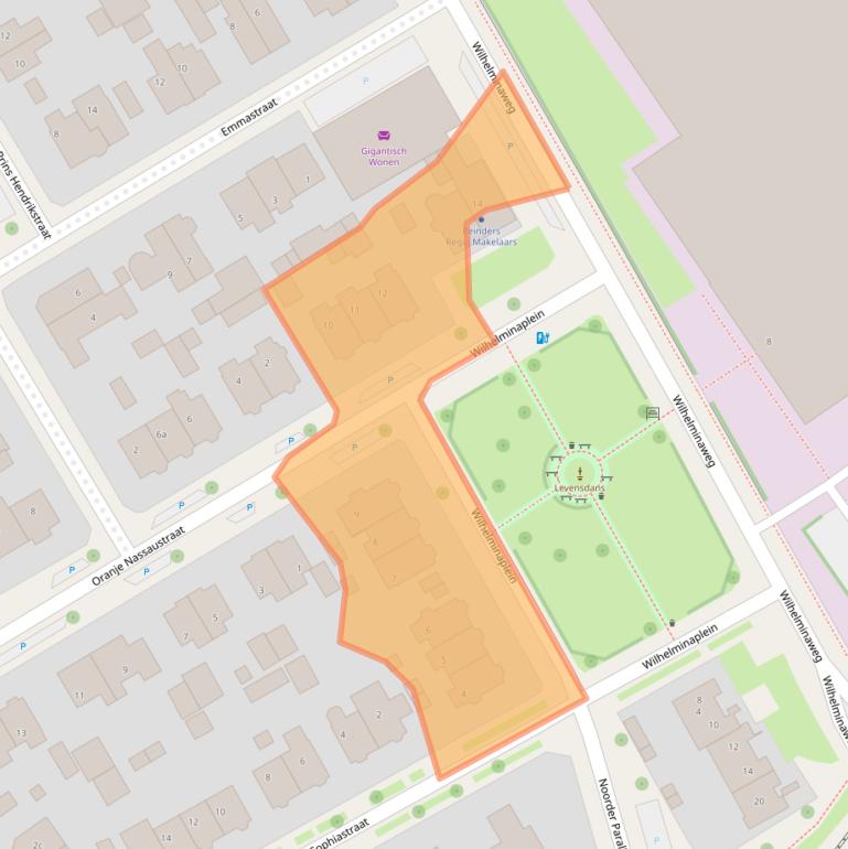 Kaart van postcodegebied 6951AR.