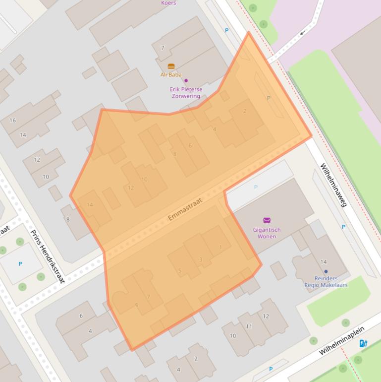 Kaart van postcodegebied 6951AV.