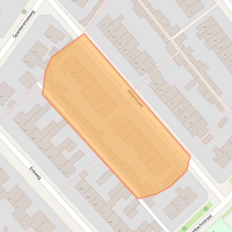 Kaart van postcodegebied 6951BX.
