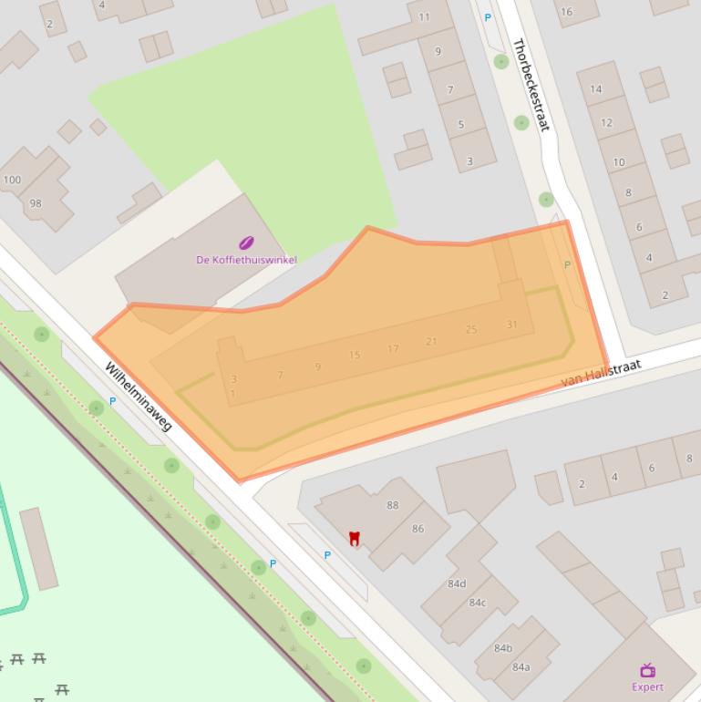 Kaart van postcodegebied 6951DM.