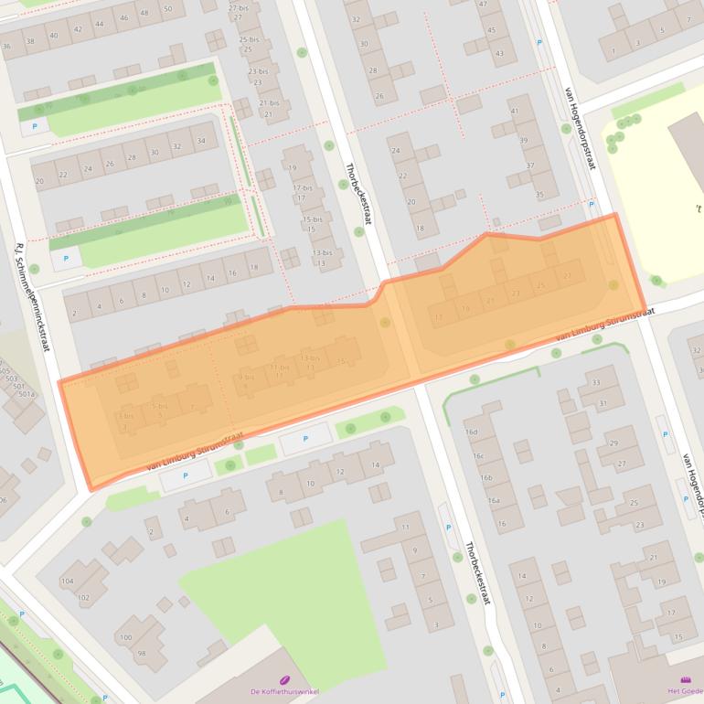 Kaart van postcodegebied 6951EA.