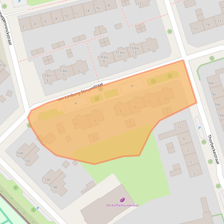 Kaart van postcodegebied 6951EC.
