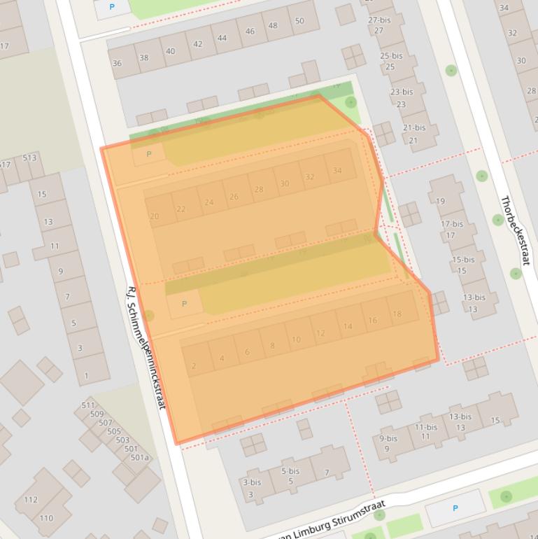 Kaart van postcodegebied 6951EG.