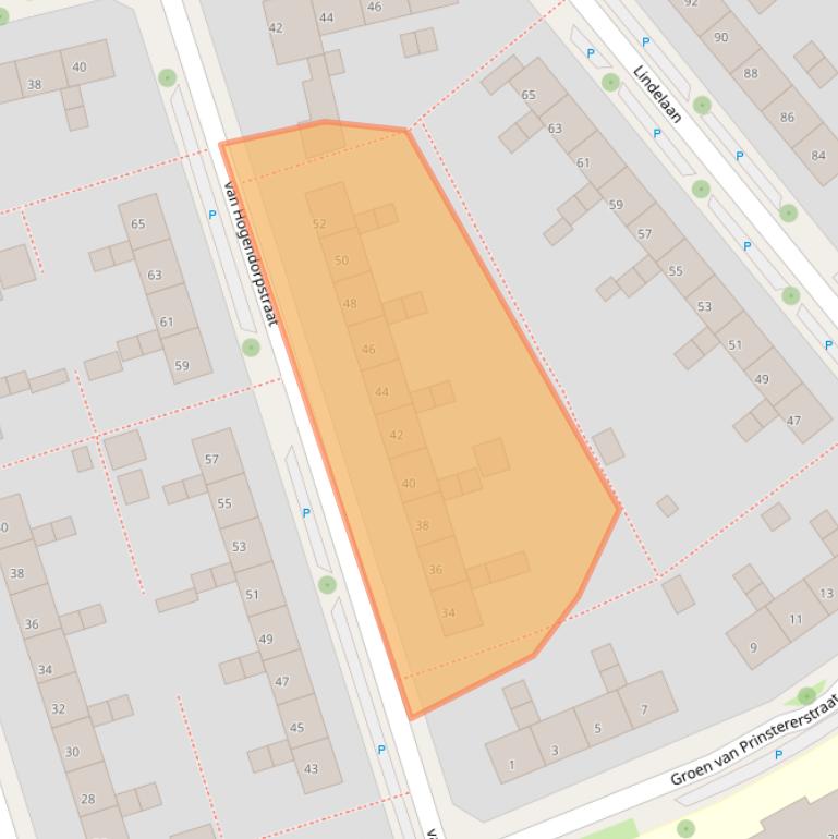 Kaart van postcodegebied 6951ES.