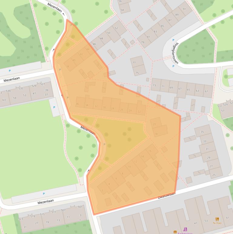 Kaart van postcodegebied 6951HM.