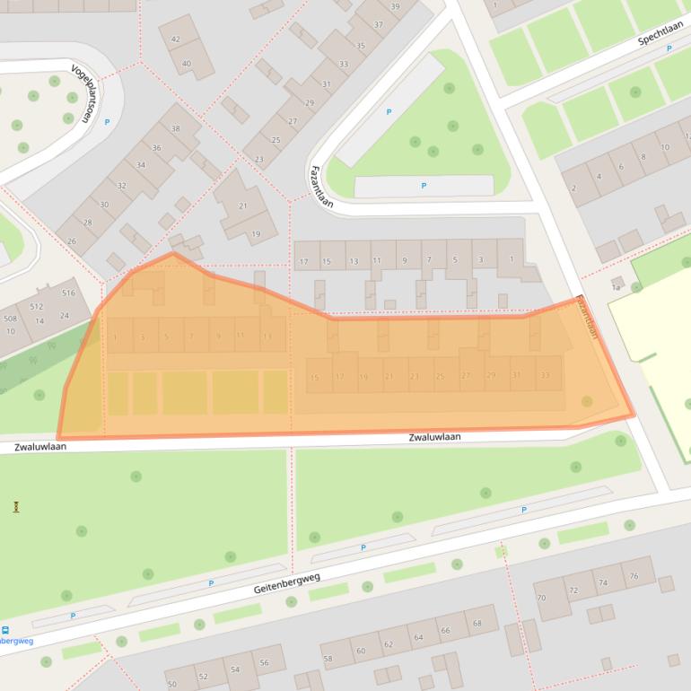 Kaart van postcodegebied 6951HS.