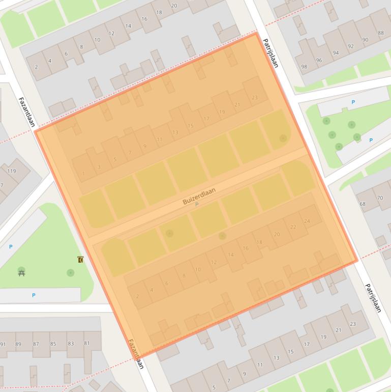 Kaart van postcodegebied 6951JT.