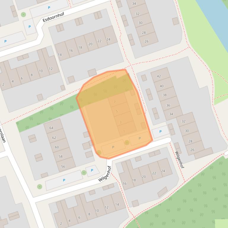 Kaart van postcodegebied 6951LJ.