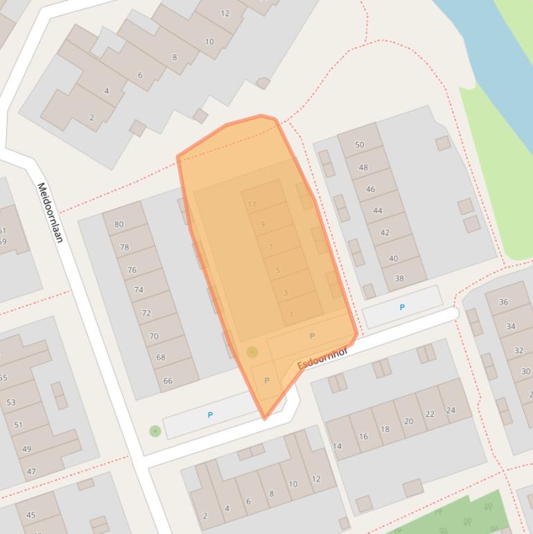 Kaart van postcodegebied 6951LL.