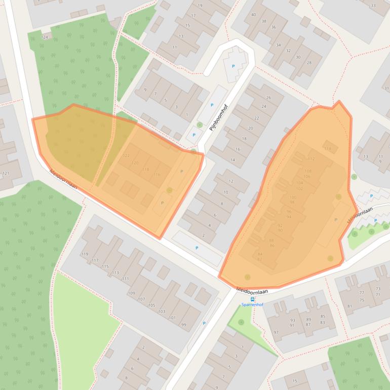 Kaart van postcodegebied 6951LW.