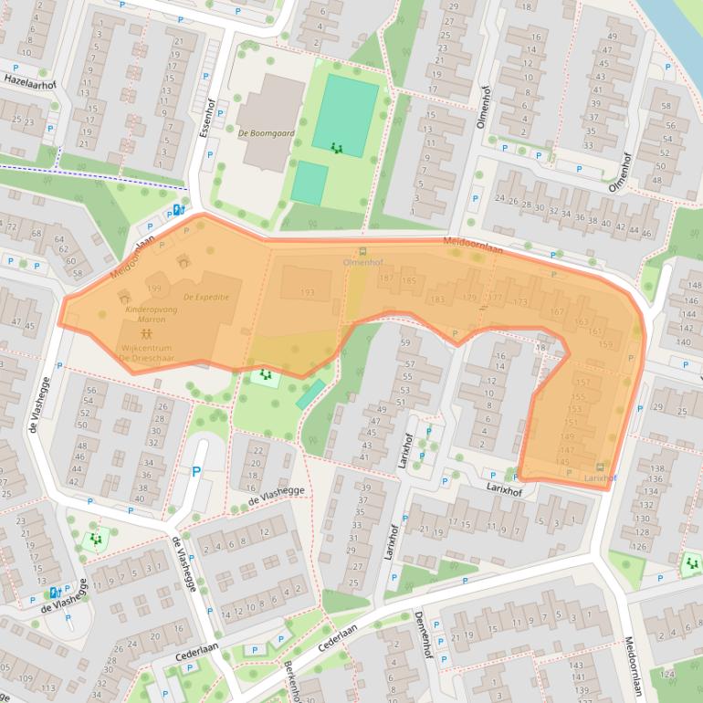 Kaart van postcodegebied 6951LZ.