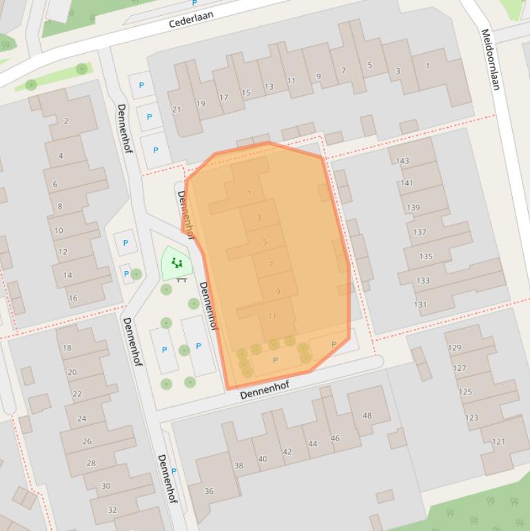 Kaart van postcodegebied 6951MK.