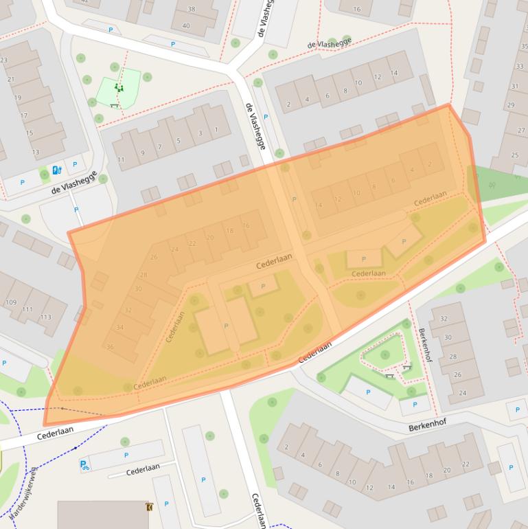 Kaart van postcodegebied 6951MP.