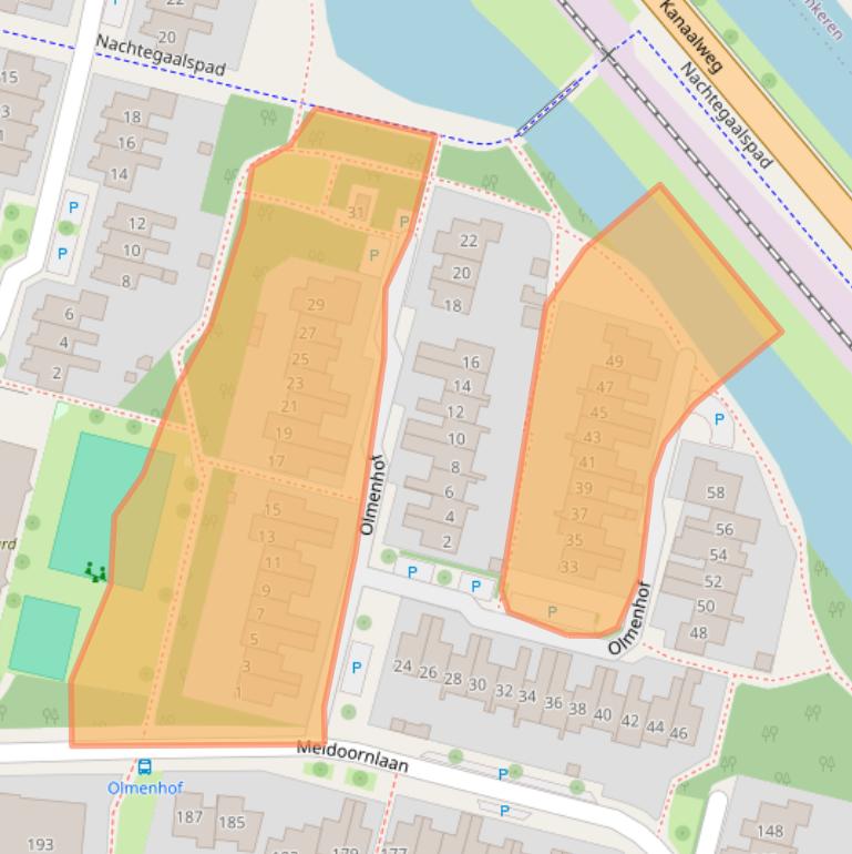 Kaart van postcodegebied 6951MT.