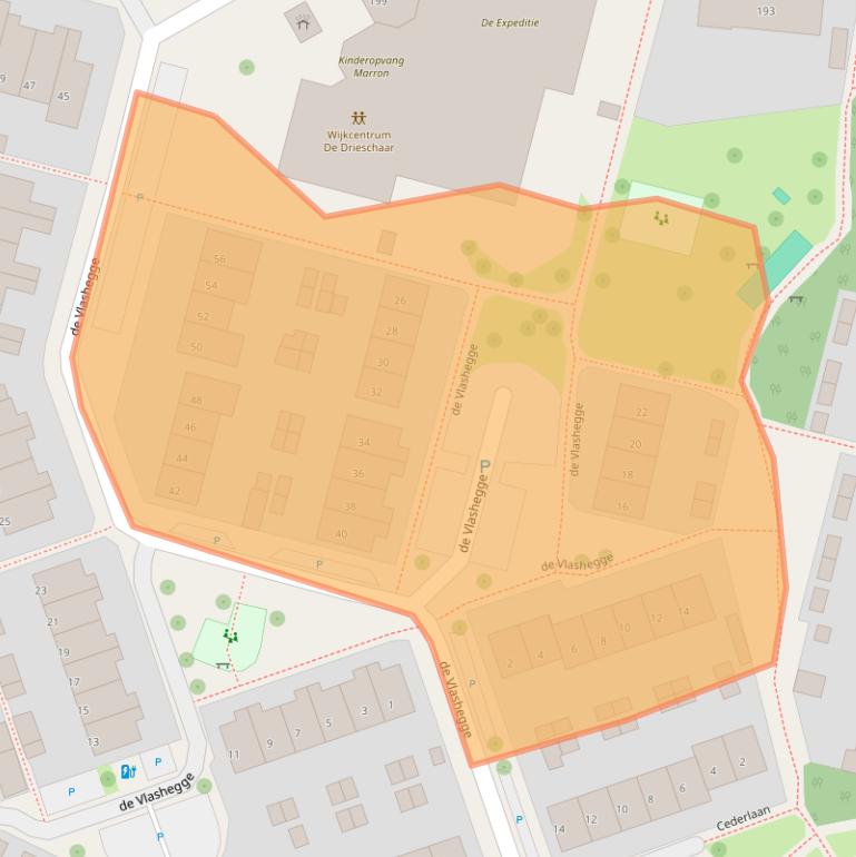 Kaart van postcodegebied 6951NN.