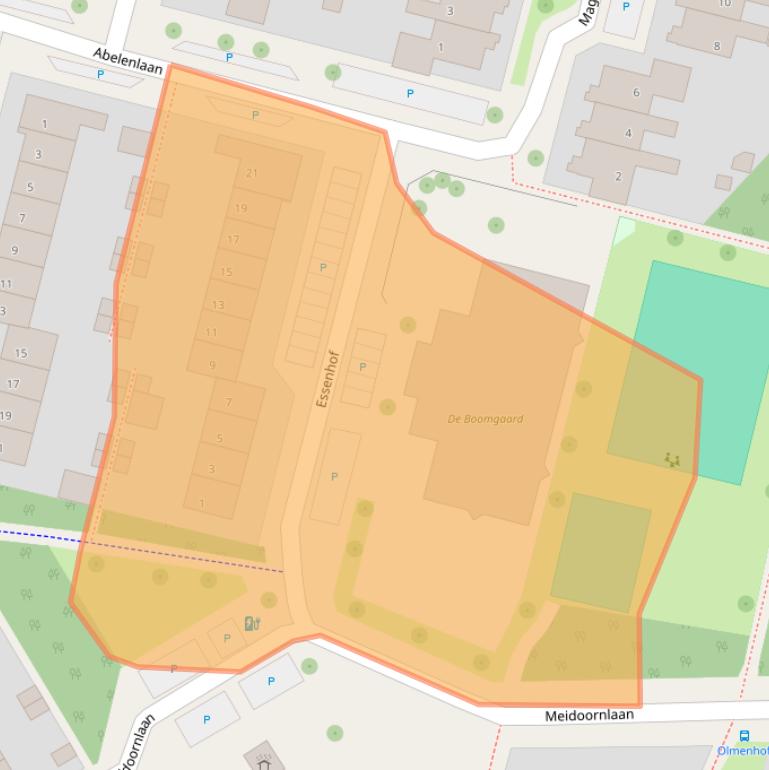 Kaart van postcodegebied 6951NS.