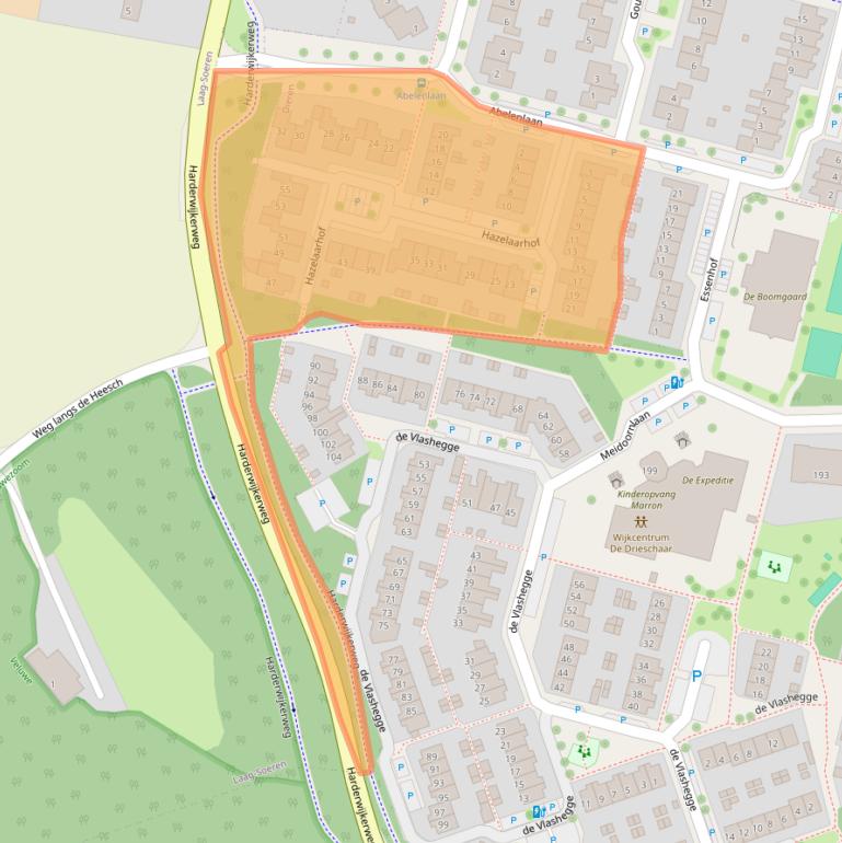 Kaart van postcodegebied 6951NT.