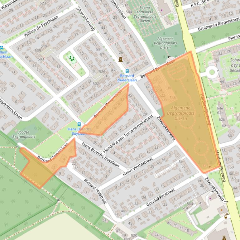 Kaart van postcodegebied 6952BN.