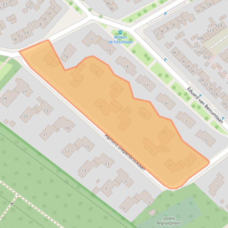 Kaart van postcodegebied 6952BT.