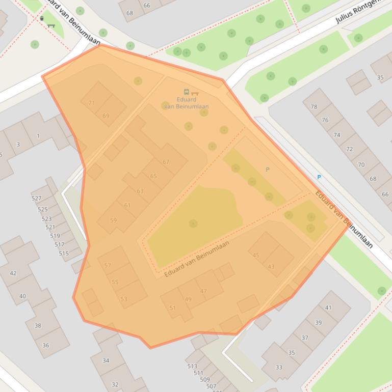 Kaart van postcodegebied 6952CJ.