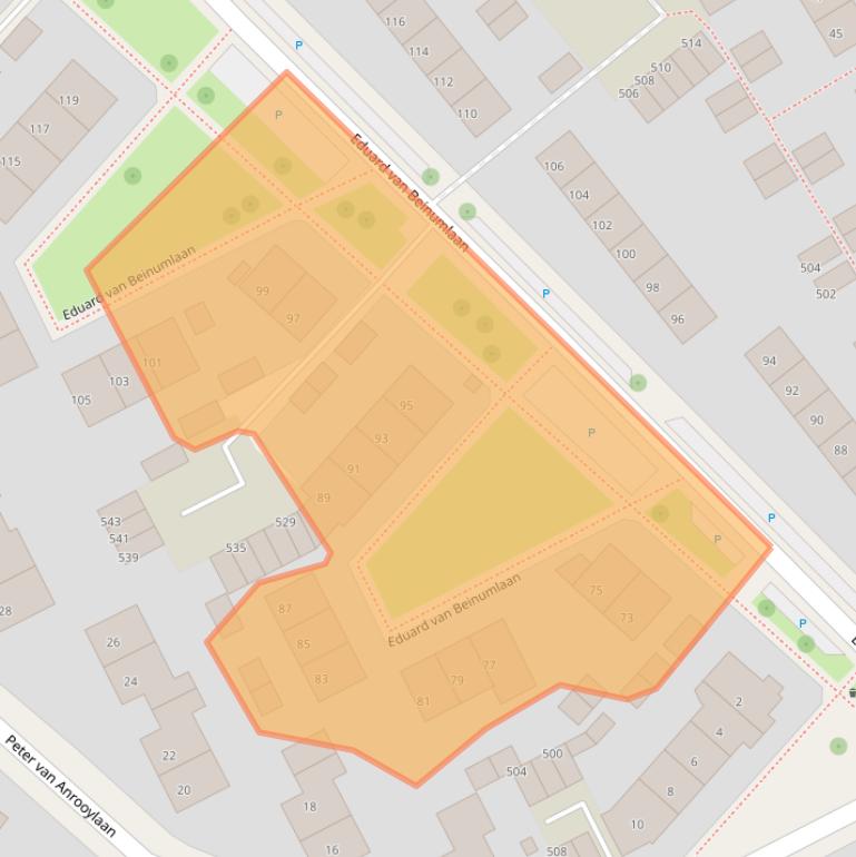 Kaart van postcodegebied 6952CK.