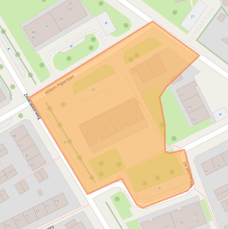 Kaart van postcodegebied 6952DG.