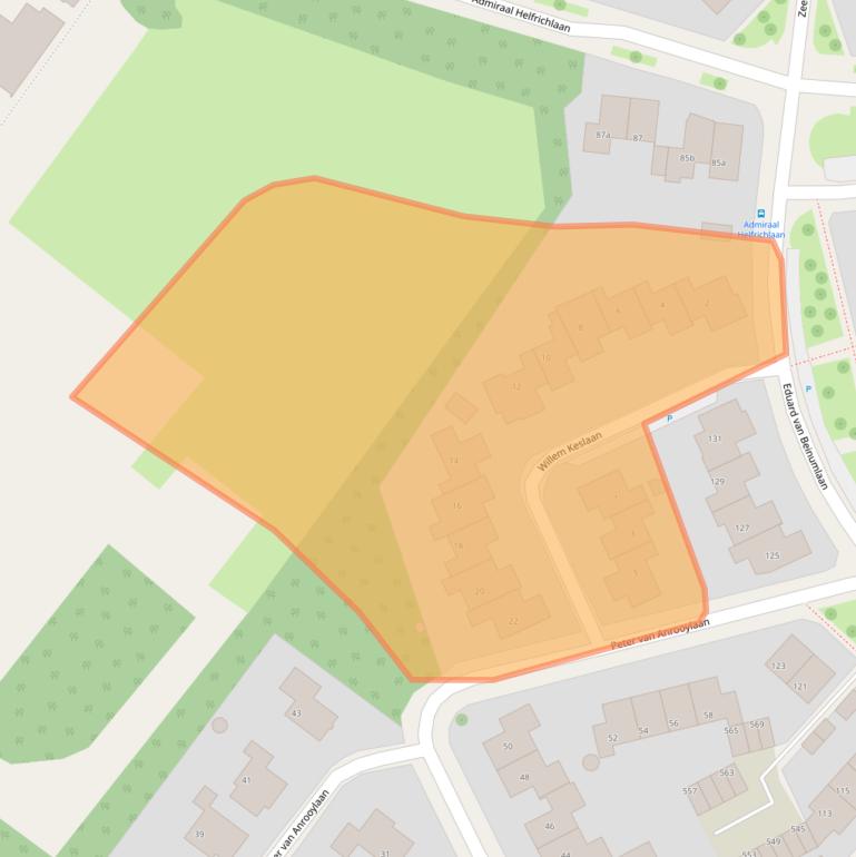 Kaart van postcodegebied 6952DM.