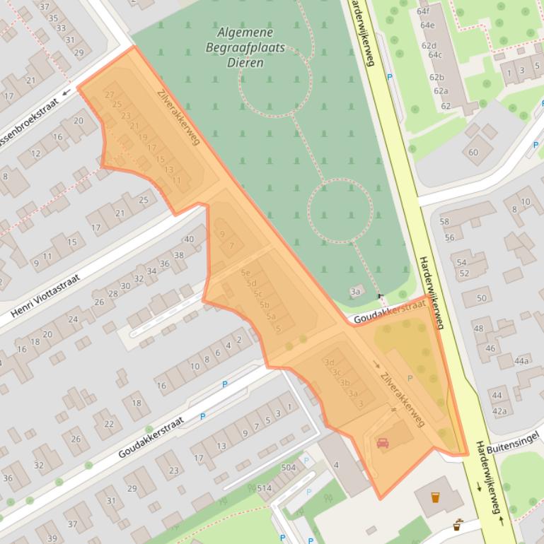 Kaart van postcodegebied 6952DP.